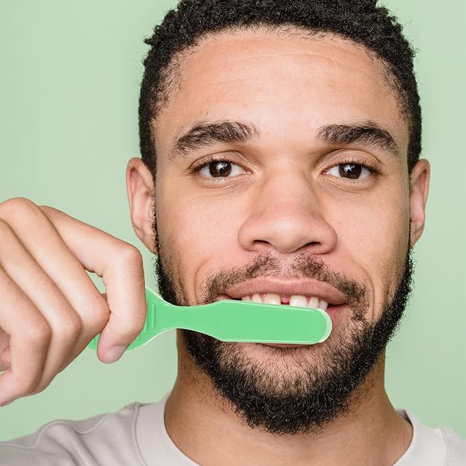Abaodam Wear-Resistant Prison Toothbrush 10pcs Small Soft Bristle Oral Cleaning Brush Short Handle for Daily Use and Portable Travel Hygiene