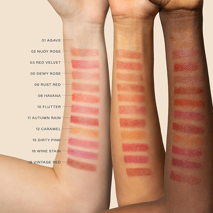 Melixir Vegan Lip Butter (12 Colors), Hydrating Tinted Lip Balm Stick, Bee-Free, Petrolatum-Free, Plant-Based, Moisturizes Dry & Chapped Lips With Shea Butter, Sheer, Natural Finish - #16 Wine Stain