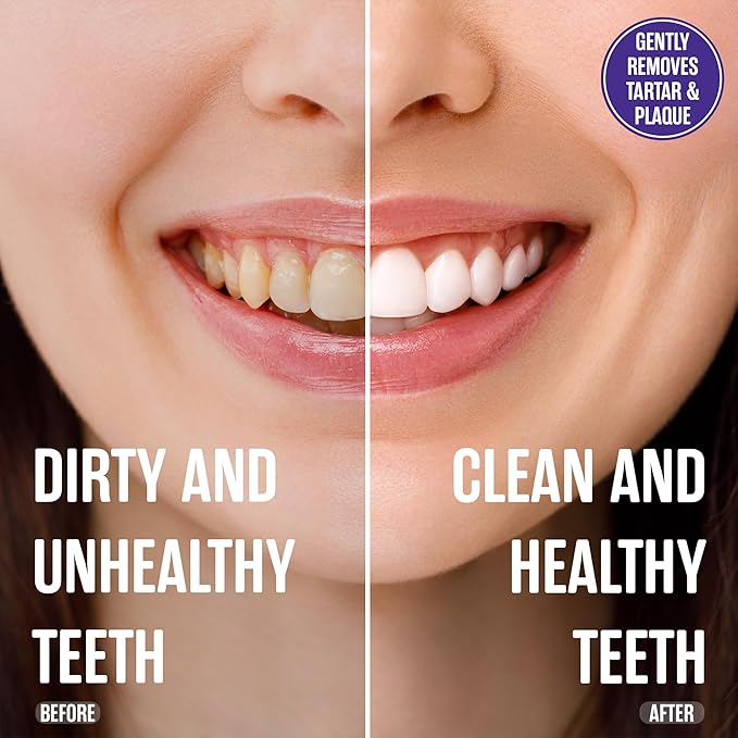SprinJene Natural Sensitivity Relief, Fluoride Free Toothpaste for Sensitive Teeth (2 Pack) + Fluoride Free & Alcohol Free Mouthwash