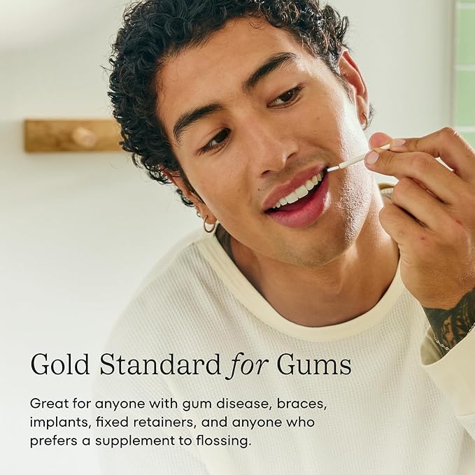Cocolab Great Gums Brush, Soft Interdental Brushes, Easy to Use Floss Supplement for Teeth Cleaning and Gum Health, Size 2, 25-Pack