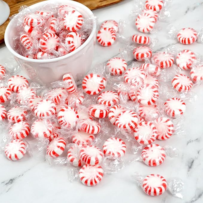 Arcor Starlight Peppermint Candy, 5 Pound Bulk Hard Candy (Approx. 375 pcs.), Individually Wrapped Peppermint, Starlight Mints