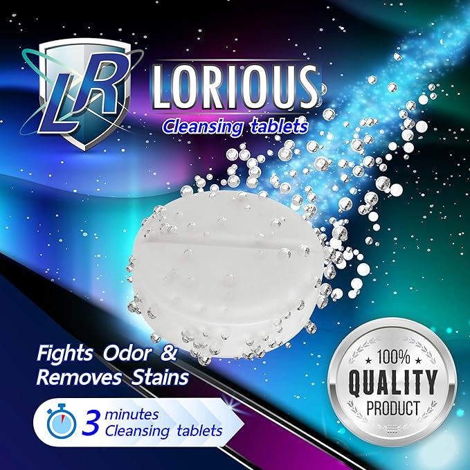 Retainer Cleaner and Other Dental Appliances Cleaner Tablets (120 tablets) for 4 months supply. For Retainer, Denture Appliances, Aligner and Mouth Guard.