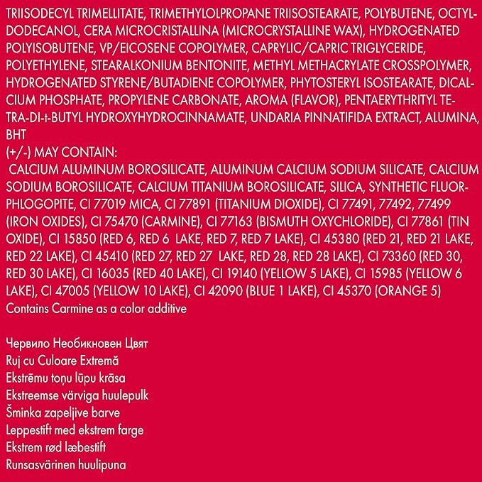 Pupa Milano Vamp! Extreme Colour Lipstick With Plumping Treatment - For Fuller, Defined Lips - Adds Incredible, Deep Color To Lips - Soft Texture Adheres Perfectly - 303 Iconic Red - 0.123 Oz