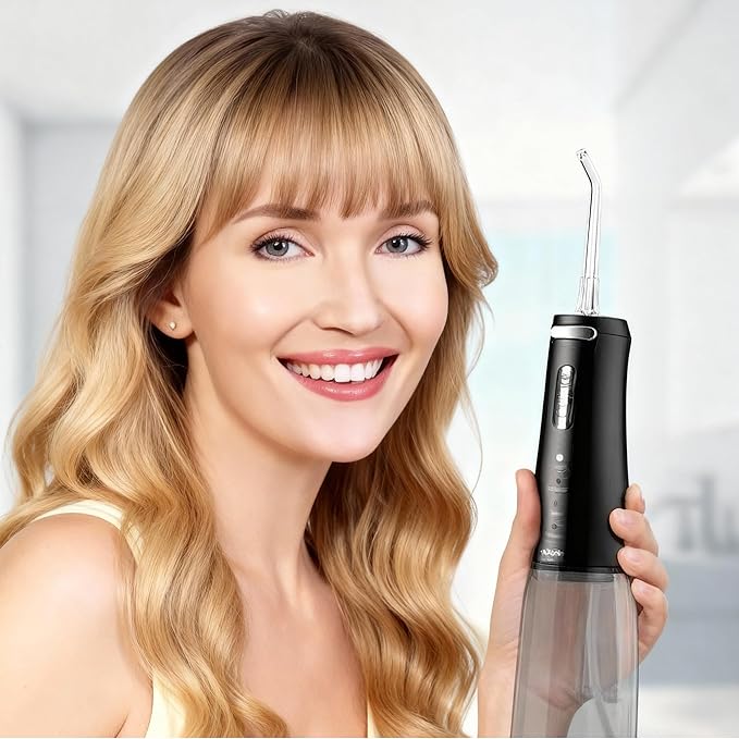 Water Flosser Replacement Heads Compatible with Onlyone FC5090, 7 Pack Classic Jet Tips for Oral Irrigator(7 Classic Jet Tips + Storage Case Bundle)