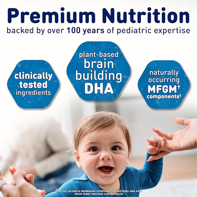 Enfamil Optimum (Enspire), Our Closest Formula to Breast Milk, Immune-Supporting Lactoferrin and Brain-Supporting DHA Baby Formula, Powder 20.5 Oz Tub, Pack of 2
