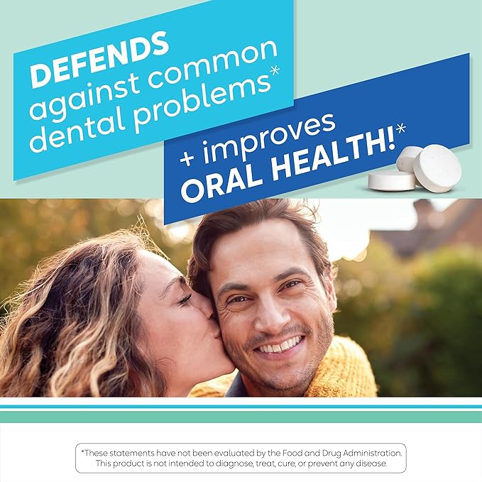 BioGaia Prodentis | Oral Probiotics | Promotes Healthy Gums & Teeth | Defends Against Bad Breath & Dental Problems | Improves Oral Health | Apple Flavored Dental Probiotic Lozenge