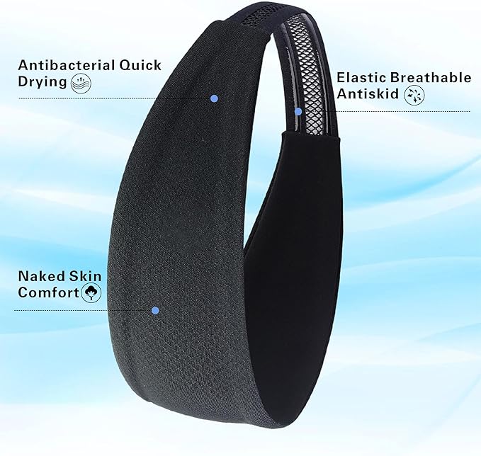 1 Pack Black Comfortable Chin Strap for CPAP Users, Chin Strap for Sleeping,Men and Women to Stop Snoring Universal Size- Keep Mouth Closed and Reduce Air Loss for Better Sleep