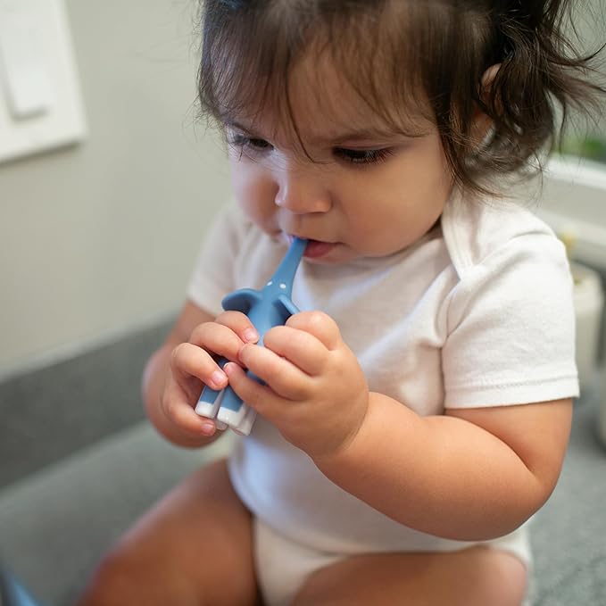 Dr. Brown's Infant-to-Toddler Toothbrush Set, 1.4 Ounce, Blue