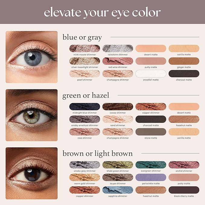 Julep Eyeshadow 101 Cream-to-Powder Waterproof Shadow Stick – Meadow Shimmer – Long-Lasting, Crease-Proof, Earthy Green Shimmer Cream Eyeshadow with Built-in Smudger