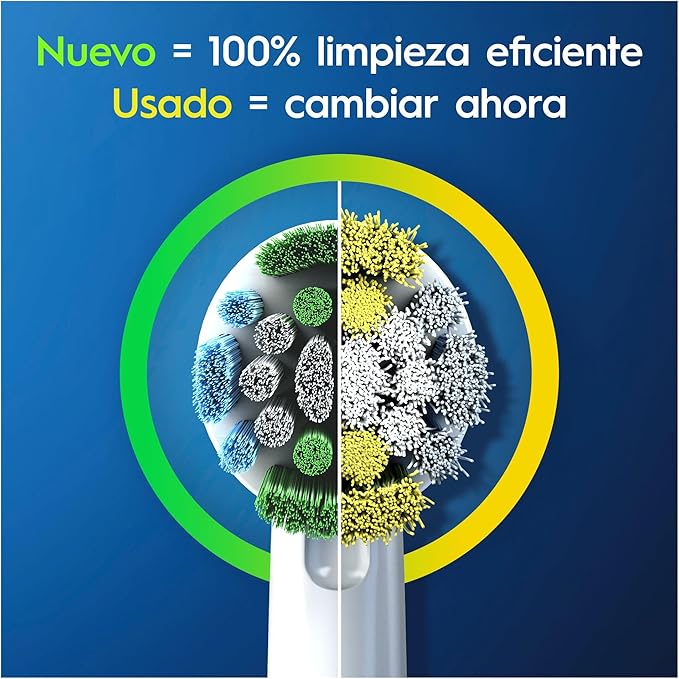 Oral-B Precision Clean Replacement Brush Heads, CleanMaximiser Bristles, Pack of 8