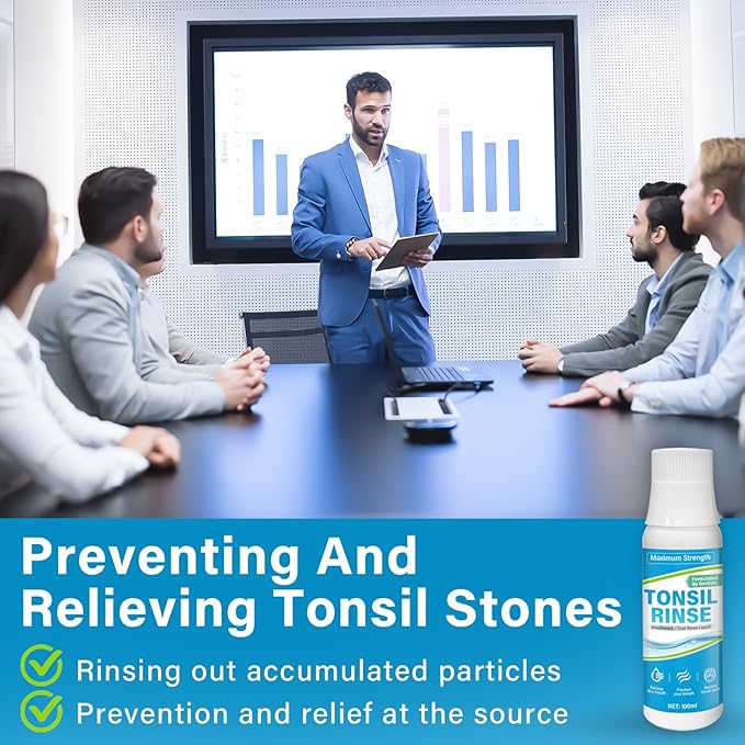 Tonsil Stone Mouthwash, Tonsil Stone Remover, 3 Count