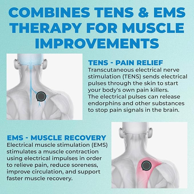 Chirp Halo Wireless Muscle Stimulator – Portable EMS Device for Muscle Recovery, Pain Relief, and Strength Training, Stimulator for Faster Growth & Recovery (Single)