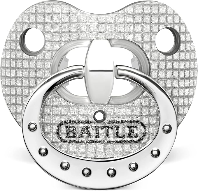 Battle Sports Binky Oxygen Football Mouthguard - Detachable Strap, Maximum Breathability, Works with Braces & No Boiling Required