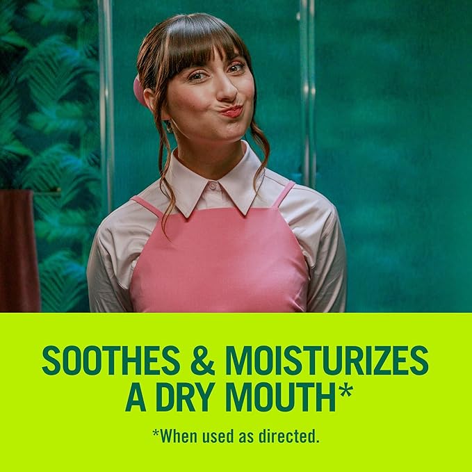 TheraBreath Dry Mouth Oral Rinse, Tingling Mint, Dentist Formulated, 16 Fl Oz (2-Pack) & Dry Mouth Dentist Formulated Sugar-Free Lozenges, Mandarin Mint, 24 Count