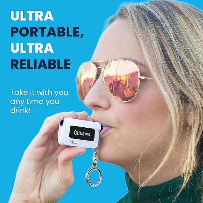 BACtrack C6 Keychain Breathalyzer (2 Pack) | Professional-Grade Accuracy | Optional Smartphone Connectivity | Compatible w/Apple iPhone & Android Devices | Apple HealthKit Integration