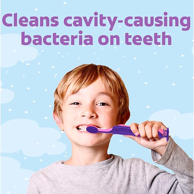 Colgate Kids Battery Powered Toothbrush, Unicorn, Extra Soft Toothbrush, Ages 3 and Up, 2 Pack