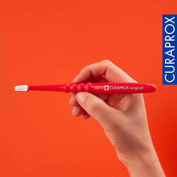 Curaprox CS Surgical Toothbrush – Post-Surgery Oral Care | Ultra-Soft Curen® Filaments | Small Head