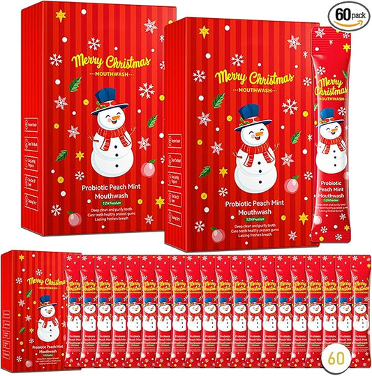 60PCS Travel Size Mouthwash,Portable Mini Mouthwash,Long-Lasting Freshness Travel Mouth Wash for Oral Care A56