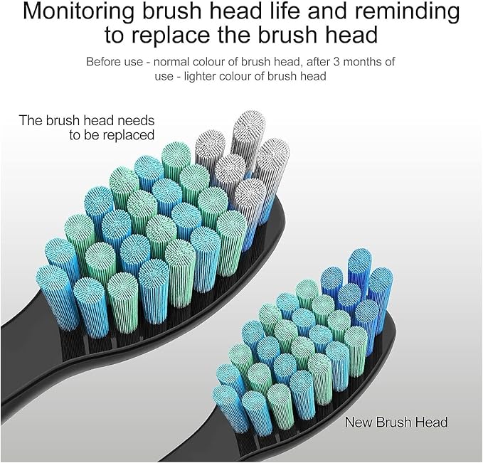 Replaceable Brush Heads Bristle Refill ，Compatibility for Seago/Fairywill Electric Toothbrush FW/SG 507/508/515/551/917/959(Type 3)