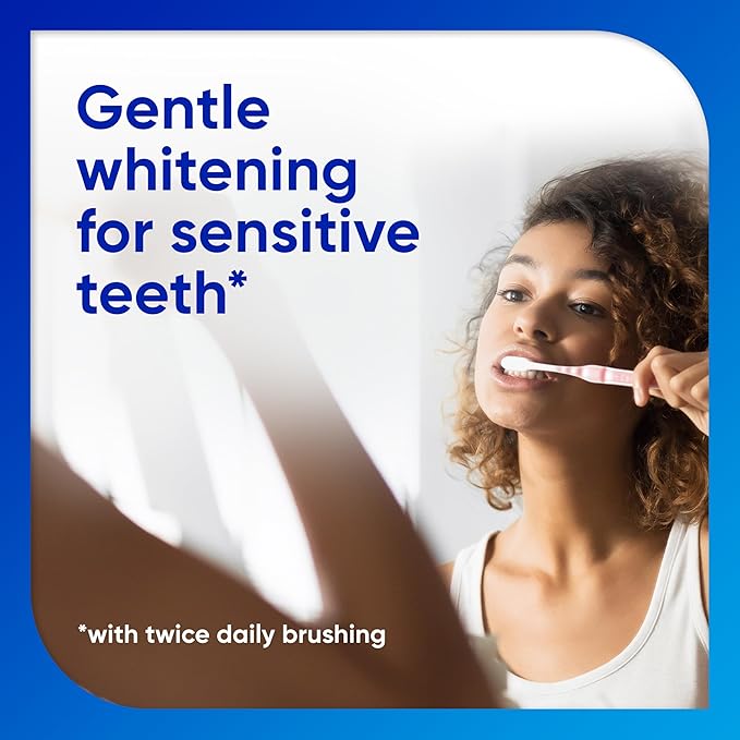 Sensodyne Extra Whitening Toothpaste - Sensitive Teeth & Cavity Prevention | Cool Mint 4oz 4-Pack