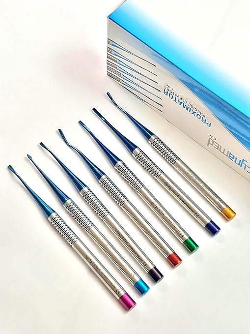 Premium German Dental Proximators/Luxating Elevator Set of 7 Dental Instruments
