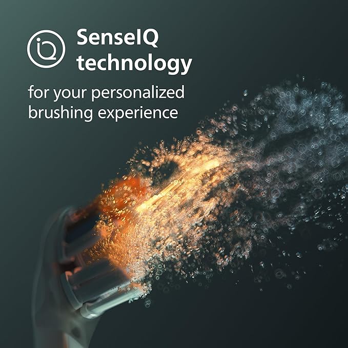 Philips Sonicare DiamondClean 9900 Prestige Electric Toothbrush - with SenseIQ Technology and Advanced AI App, 5 Brushing Modes, 3 Intensity Levels, Charging Travel Case, Pink, Model HX9990/13