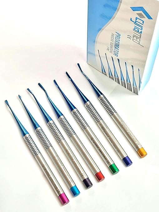 Premium German Dental Proximators/Luxating Elevator Set of 7 Dental Instruments