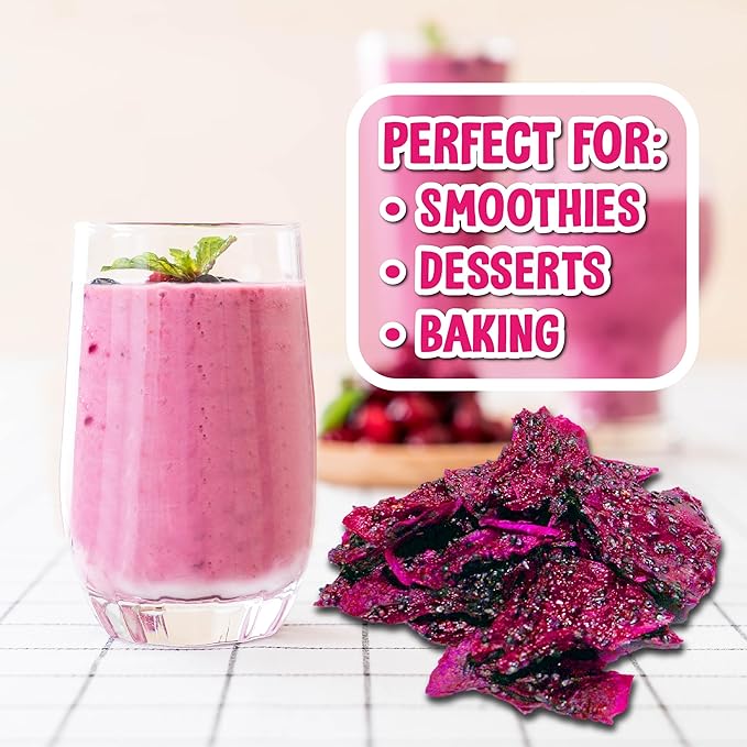 The Daily Good Soft-Dried Dragon Fruit Slices | All Natural Superfood Snacks for Adults & Kids | Healthy, Soft and Chewy | No Sugar Added or Preservatives, Gluten Free, Vegan (1.41 oz, Pack of 1)