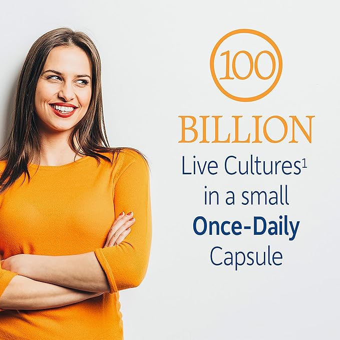 Garden of Life Probiotics for Women and Men - Raw Probiotics Ultimate Care 100 Billion CFU Probiotic Supplement, Daily Probiotic for Adults with Digestive Enzymes, 30 Capsules