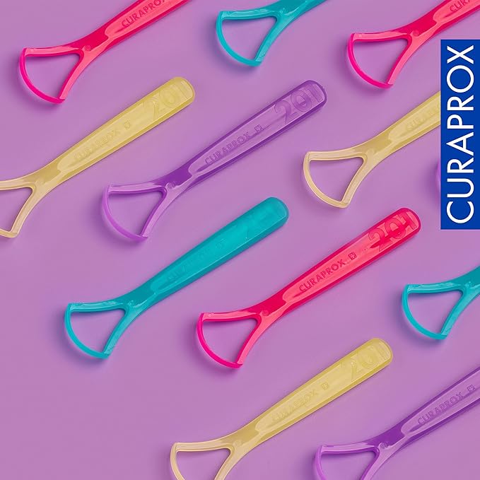 Curaprox CTC 202 Tongue Scraper, with 2 Edges