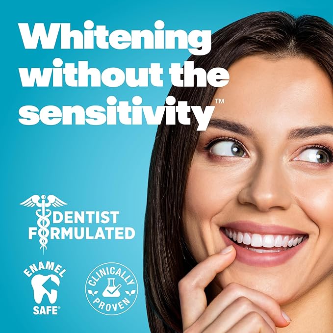 Lumineux Teeth Whitening Strips Kit - 21 Treatments - Peroxide Free - Enamel Safe for Whiter Teeth - Whitening Without The Sensitivity - Dentist Formulated - Sensitivity