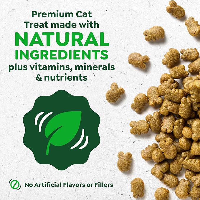 Greenies Feline Veterinarian-Recommended Adult Natural Dental Cat Treats, Oven Roasted Chicken Flavor, 2.1 oz. Pouch