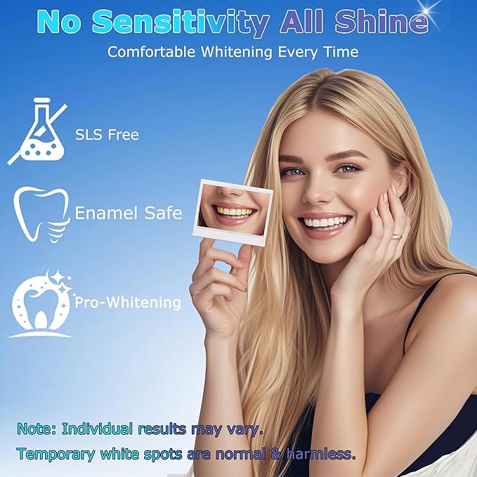 Enamel-Safe Teeth Whitening Strips for Deep Stain Removal, Professional Dentist-Approved with Hydrogen Peroxide, Super Sticky & Non-Slip, Clinically Tested Brightening Kit, 28 Ct (14-Day) | HanrayCare