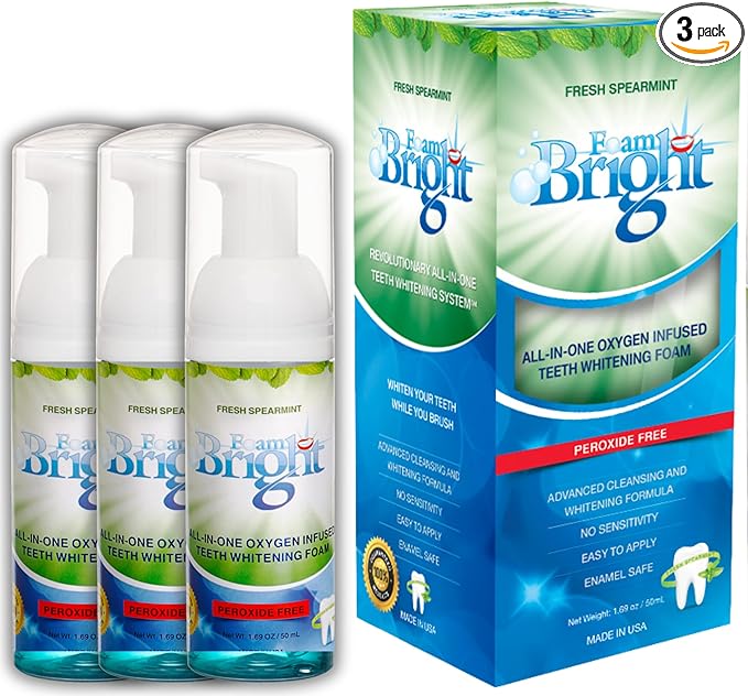 Retainer Foam Cleaner & Teeth Whitening Formula. The Ultimate Cleaning Toothpaste for Aligner Retainers. Great for All Kinds of Clear Retainers, Braces & Aligners. Safe for Dentures. (3 Pack)