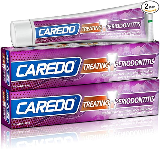 Gum Toothpaste for Periodontitis, Gum Repair for Receding Gums, Gum Disease & Gingivitis Treatment, Periodontal Disease Treatment for Gum Health, Gum Disease Repair Bad Breath Toothpaste 2 Pack