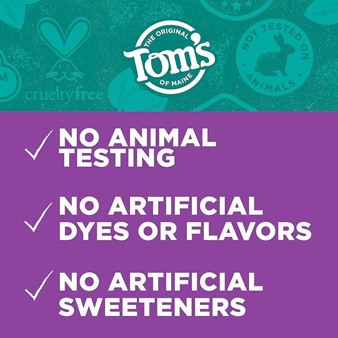 Tom's of Maine Whole Care Natural Toothpaste with Fluoride, Cinnamon Clove, 4.0 oz. 3-Pack (Packaging May Vary)