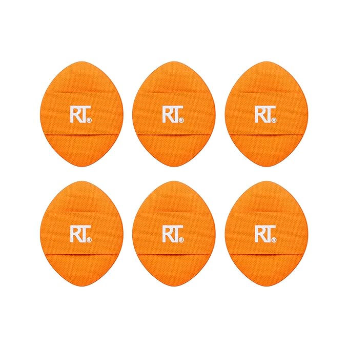 Real Techniques Mini Miracle Concealer Puff 6 Pack, Small Makeup Puff For Liquid & Cream Foundation & Concealer, Targeted Concealing Under Eyes & Blemishes, Travel Friendly, Vegan, & Cruelty Free