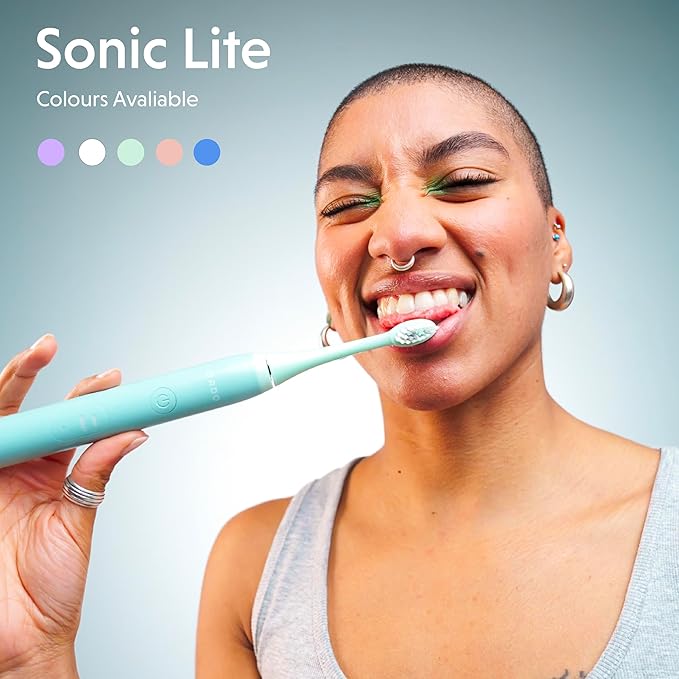 ORDO Lite Sonic Toothbrush, Electric Toothbrushes with 35,000 Pulses Per Min, Dual Modes, Over 5 Weeks Battery, Smart Timer, Waterproof, USB C, Lavender