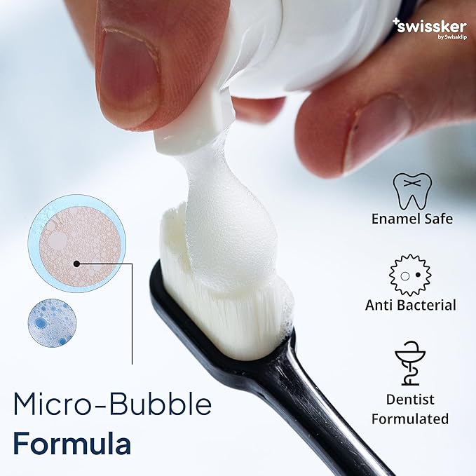Swissklip Teeth Whitening Foam Toothpaste Also a Teeth Whitener in The Market I We Offer Best Teeth Whitening Products for Professional Teeth Whitening Kit (3)
