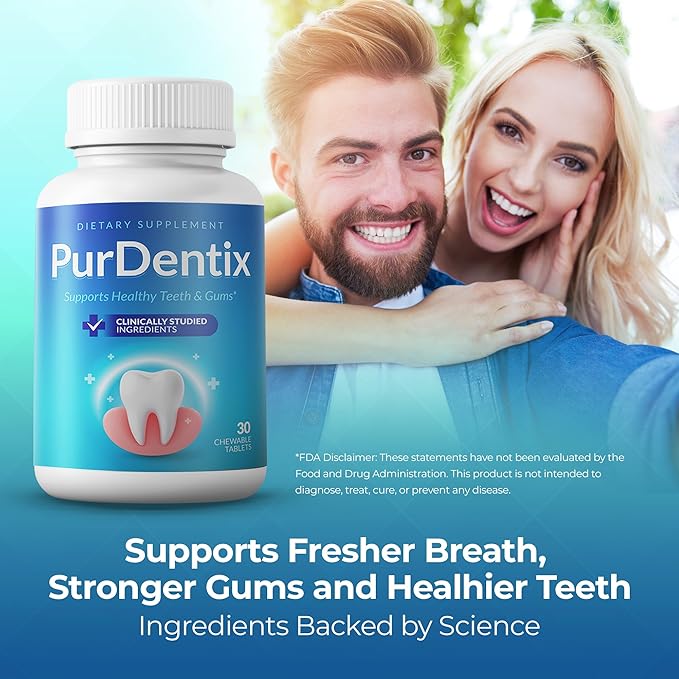 Oral Health Probiotic – 4-Strain Formula for Healthy Gums, Teeth & Fresh Breath – 30 Chewable Tablets