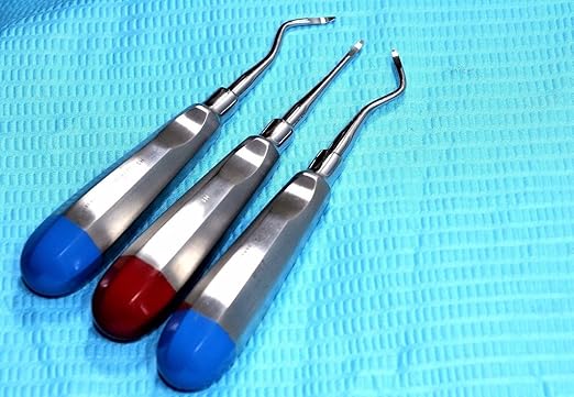 New Premium German 3 Dental HEIDBRINK Root TIP Pick Elevators Right Left Straight Instruments Set of 3 Each