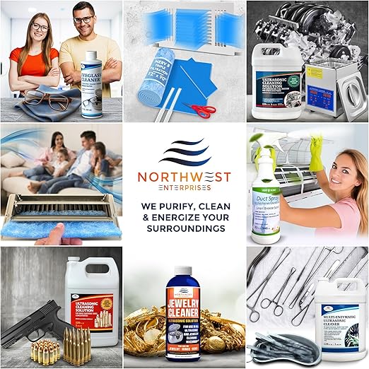 Ultrasonic Retainer Cleaner Solution Concentrate - Ultrasonic Denture Cleaner for Ultrasonic Machines - Cleans Mouthguards, Invisalign, and Nightguards - Updated Formula (Mint) (8 Ounces)