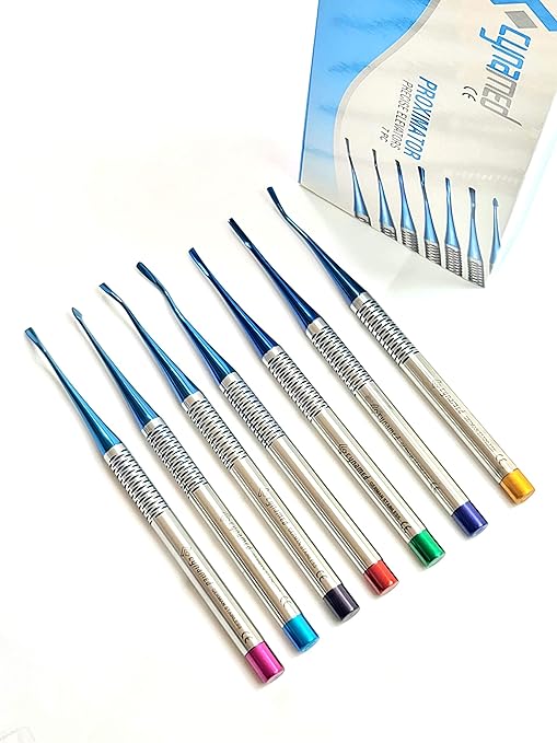 Premium German Dental Proximators/Luxating Elevator Set of 7 Dental Instruments