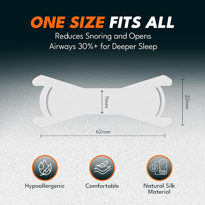 Pneuma Nasal Strips for Snoring & Sleeping (30 Count) – Extra Strength Nose Strips Breathing to Help Deviated Septum & Nasal Congestion Relief - Secure Fit Sleep Tape for All-Night Comfort