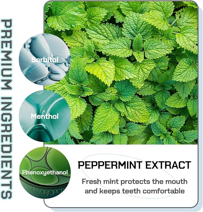Travel Mouthwash,Mini Travel Size Mouthwash for Fresh Breath,Refreshing Mint Flavor Travel Mouth Wash for Individual Packet Design