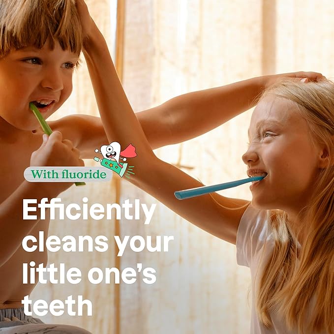 ATTITUDE Toothpaste with Fluoride, Prevents Tooth Decay and Cavities, Vegan, Cruelty-Free and Sugar-Free, Watermelon, 4.2 Oz