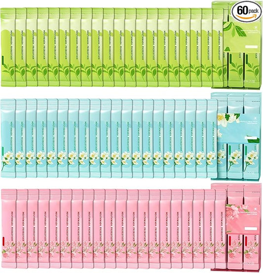 Travel Size Mouthwash,Mini Mouthwash Travel Size Bulk Portable Mouth Wash Set,Individual Small Travel Mouth Wash Packets for Fresh Breath(Pack of 60) A27