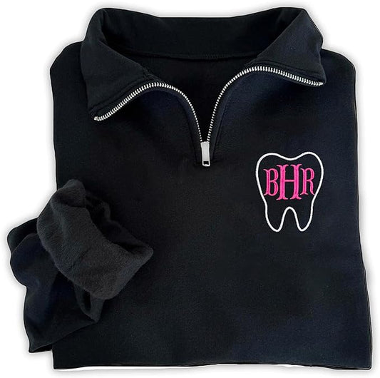 Chillever - Dental Hygienist Embroidered Sweatshirt, Gift For Hygienist, Tooth Gift, Teeth Sweatshirts For Women