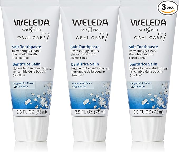 Weleda Natural Salt Toothpaste. 2.5 Fluid Ounce (Pack of 3)
