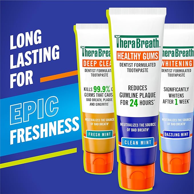 TheraBreath Toothpaste Healthy Gums 2 Pack
